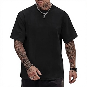 เสื้อยืดโอเวอร์ไซส์พรีเมียมสำหรับผู้ชาย ผ้าฝ้าย 100% เนื้อหนา ทรงหลวม สไตล์สตรีทแวร์ลำลอง ผู้ผลิต OEM - Product Image 5