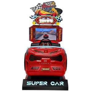Máquina de Juegos de Carreras Life Fun LFA009, Pantalla LCD HD de 26 Pulgadas, Funciona con Monedas, Azul/Rojo, Superventas - Product Image 3