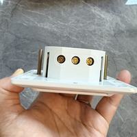 Interrupteur de lecture de carte plastique pour hôtel intelligent, norme européenne, avec fonction économie d'énergie