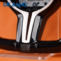 Volant de voiture en fibre de carbone avec garniture noire piano et LED pour BMW M2 M3 M4 M5 M6 X3M X4M X5M F20 F22 F25 F31 F30 F12 F16 F34