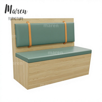 Banquette de restaurant en cuir PU, plusieurs couleurs, style moderne, usage commercial, banquette de restaurant avec dossier haut, meubles de restaurant d'occasion
