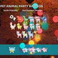 Nouveauté : Ballons en aluminium 3D de dessins animés – Girafe, Dinosaure, Chat, Chien, Animaux de compagnie en marche – Idéal pour Halloween, Anniversaire, Saint-Valentin, Fêtes