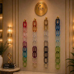 Large Size Colorful Transparent Resin Handmade Angel Style Chain Links Wall <b>Hanging</b> Decor DIY Projects <b>Room</b> <b>Divider</b> Accessories - Product Image 1