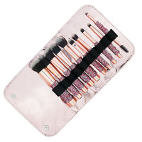 Nouvelle tendance de la mode, ensemble de pinceaux de maquillage luxueux et scintillants, manche de haute qualité, pinceaux de maquillage uniques et glamour