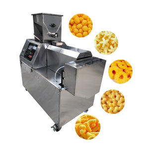 Machine à grignoter bouffée de maïs extrudeuse de riz double traditionnelle avec moteur - Product Image 1