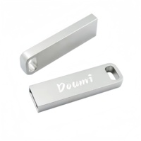 Flashdisk Mini USB Logam Custom Grosir 8GB 16GB 32GB 64GB 128GB USB 2.0/3.0 Kecepatan Tinggi Memory Stick Pen Drive