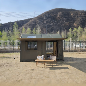 Carpa Inflable de PVC de Una Sola Capa con Dos Habitaciones, Carpa de <span class=keywords><strong>Camping</strong></span> Reforzada para Acampar en la Naturaleza - Product Image 5