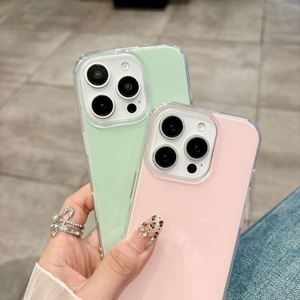 Funda de Teléfono IMD de Lujo en Color Caramelo para iPhone 16 Pro Max 17 15 14 13 12 Plus, Funda Protectora Rígida de PC a Prueba de Golpes - Product Image 3