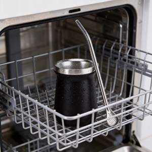 Taza de Acero Inoxidable 304 para Mate, con Exterior Antideslizante, Taza Térmica para Chimarrá y Tereré - Product Image 2