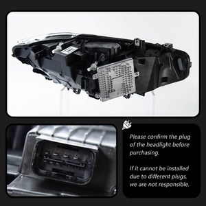 Faro Anteriore per <span class=keywords><strong>BMW</strong></span> Serie 4 F32 F36 F82 2013-2020, Gruppo Ottico LED Stile Fang, Proiettore Bicolore con Lente - Product Image 6