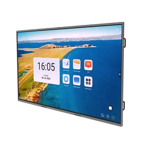 Bảng tương tác thông minh Ikinor 55'' 65'' 75'' 86'' màn hình cảm ứng hồng ngoại không viền, nút bấm phía trước, độ phân giải 4K UHD dành cho lớp học - Product Image 1