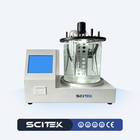 Testeur de gamme de distillation manuel SCITEK RT. à 400 ℃   Afficheur numérique LED pour laboratoire pétrolier
