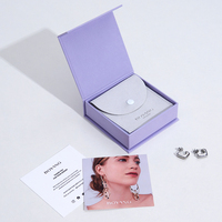 Boîte d'emballage pour bijoux sur mesure de style livre avec fermeture magnétique Boyang