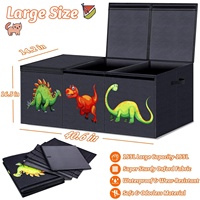 Boîte de rangement pliable rectangulaire en tissu pour jouets d'enfants, organisateur de cubes pour placard, boîte de rangement pliable pour articles divers, vente en gros