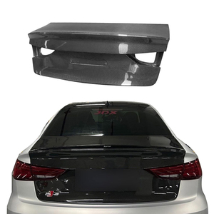 BENSNEES Pièces automobiles de <span class=keywords><strong>voiture</strong></span> personnalisées <span class=keywords><strong>Coffre</strong></span> arrière en fibre de carbone véritable noir pour mise à niveau Audi A3 - Product Image 1