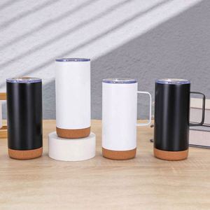 Stainless Steel Travel Cup With Lid and Handle for Adults - Product Image 1