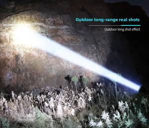 <span class=keywords><strong>Lampe</strong></span> de plongée professionnelle rechargeable en alliage d'aluminium, étanche IP68, LED USB, 1000 <span class=keywords><strong>lumens</strong></span>, faisceau spot 100-1000 m, camping - Product Image 4