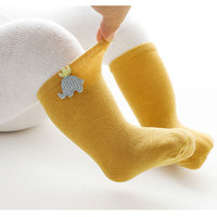 3 Paires/Set Chaussettes en coton de Chine de couleur unie pour bébé nouveau-né Chaussettes en maille de coton Crew Toddler Fancy Gift Chaussettes pour enfants