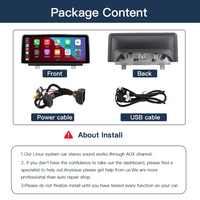 Écran tactile sans fil CarPlay Android Auto Arvov 10,25'' résolution 1080P pour BMW Série 3/4 (F30-F36) compatible Linux avec commande vocale