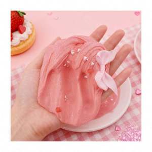 Pastel Glitter Charm DIY Handmade <b>Modeling</b> Kit Cotton Butter Slime Mixed Smooth <b>Clay</b> Foam Beads Fragrant Creative Craft Set - Product Image 4