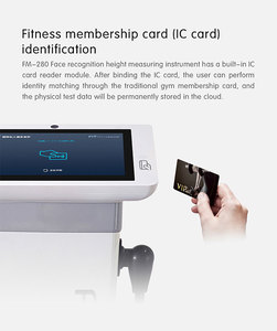 New Beauty Machines <b>Weights</b> and Gym Machines <b>Weight</b> Height Scale Human Body Analysis Device Full Body Analysis Machine - Product Image 5