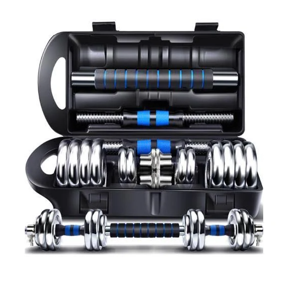 Gym Fitness Adjustable Chrome Dumbbell - Popular Steel