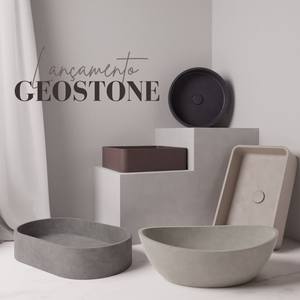 Modern OEM Color Fluted Concrete Washbasin Ribbed Cement Vessel Sink Above Counter GFRC Lavabo For Luxury Bathroom - Product Image 6