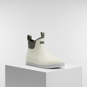 Bottes de pont en caoutchouc blanc personnalisables avec doublure en néoprène vert, imperméables, <span class=keywords><strong>pour</strong></span> la pêche et le travail en extérieur, chaussures unisexes, style de vie - Product Image 1