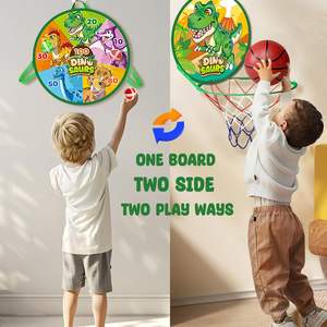 <span class=keywords><strong>Prix</strong></span> usine 2 en 1 <span class=keywords><strong>dinosaure</strong></span> jouets Mini panier de basket-ball pour tout-petit intérieur extérieur jouer jeu jeu de fléchettes pour enfants jouets de Sport en plein air - Product Image 5