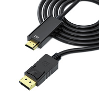 Kabel Kustom Berkualitas Tinggi 1.8M dengan Konektor Berlapis Emas untuk HDTV, Pemutar DVD & Home Theater - 48Gbps