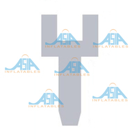 Plateforme de baignade gonflable Drop Stitch, quai flottant, plateforme de quai gonflable en forme de U pour bateau et jet-ski