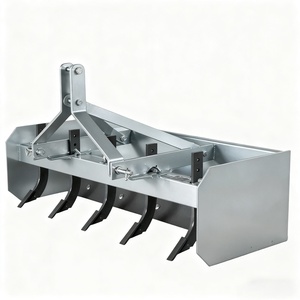 Máy kéo phí<span class=keywords><strong>a</strong></span> sau tập tin đính kèm 3 điểm Hitch 5ft Land leveler hộp scraper lưỡi với Ripper Shanks để bán - Product Image 1