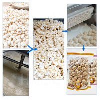HNOC mesin pembuat kue permen beras gembung otomatis mesin makanan krisie beras Bar sereal Protein lini produksi