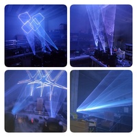 Lumière laser RVB professionnelle 1/2/3/4W éclairage de scène laser d'animation RVB DJ Disco Bar Laser lumière principale mobile