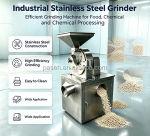 Macchina Industriale per Macinazione a Disco in Acciaio Inox, <span class=keywords><strong>Mulino</strong></span> a Martelli per Farina, Trituratore per Alimenti Secchi, Polverizzatore - Product Image 5