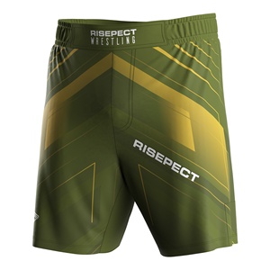 Ensemble d'habillement de lutte personnalisable, t-shirt à manches courtes à séchage rapide et short de combat pour les sports d'équipe d'arts <span class=keywords><strong>martiaux</strong></span> - Product Image 4