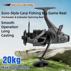 <span class=keywords><strong>Moulinet</strong></span> de pêche à la <span class=keywords><strong>carpe</strong></span> robuste de style européen, <span class=keywords><strong>4000</strong></span> 5000 6000 7000, avec frein arrière, capacité de frein maximale de 20 kg, 9 roulements, bras de manivelle métallique, pour la pêche au gros gibier - Product Image 6