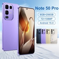 Smartphone Note 50 Pro 5G Laris Manis 16GB+1TB Deca Core Kamera Belakang 108MP Ponsel Dual SIM Card