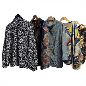 <span class=keywords><strong>Camicetta</strong></span> Casual da Donna Retrò a Pois <span class=keywords><strong>con</strong></span> Dettaglio <span class=keywords><strong>Fiocco</strong></span> e Colletto alla Coreana, in Poliestere Traspirante, Ideale per Primavera/Autunno - Product Image 2