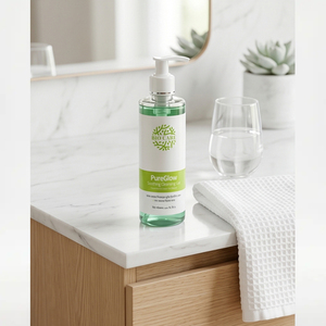 Gel Nettoyant Apaisant BioCare PureGlow – Nettoyant Quotidien Doux pour le Visage pour une Peau Fraîche, Propre, Douce et Lisse – Sensation Rafraîchissante - Product Image 3