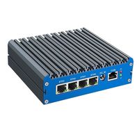 Server Mini PC Tanpa Kipas 4xI226 Lan N5105 16GB DDR5 512GB SSD HD DP RJ45 COM PfSense/OPNsense Firewall Server Hemat Daya