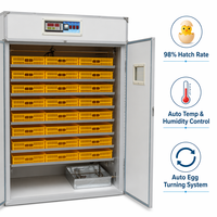 Incubateur et éclosoir automatique de température et d'humidité contrôlés par ordinateur Xm-18 pour poulets, 2112 œufs, pour oies, autruches, dindes, taux d'éclosion de 98%