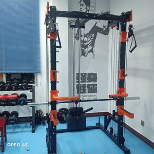 Power Cage Multifunzione con Sistema di Cavi Incrociati, Set con Panca per Pesi Abbinata per Palestre di Casa e Garage - Product Image 5