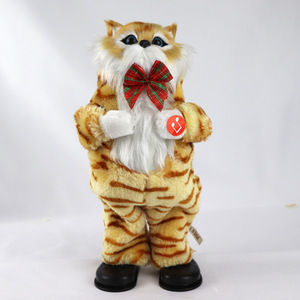 Gato de Peluche Electrónico <span class=keywords><strong>que</strong></span> Canta <span class=keywords><strong>y</strong></span> Baila, Juguetes de Peluche de Gato - Product Image 1