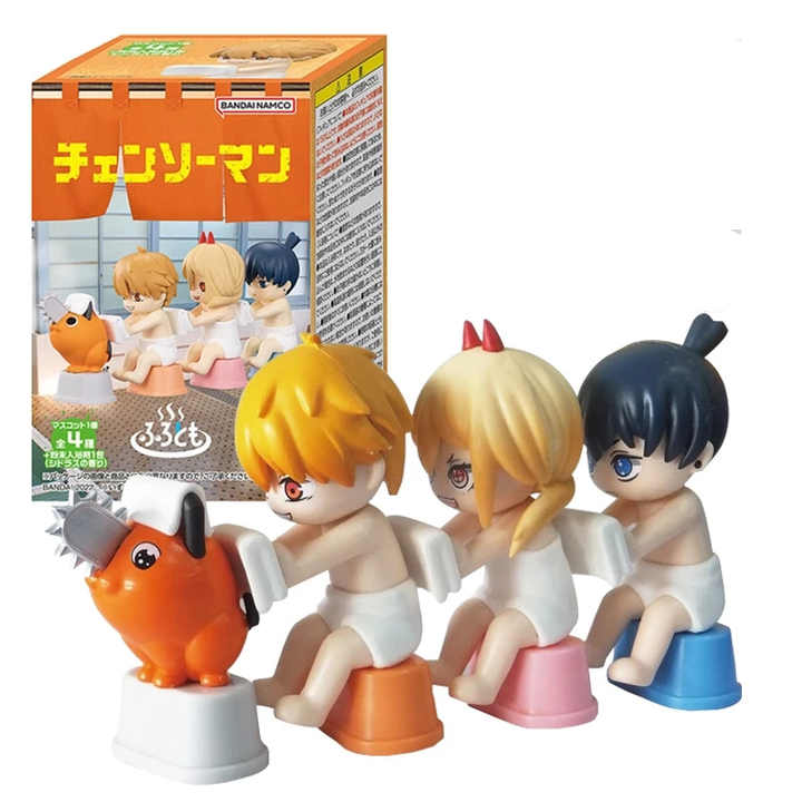 Pack of 6 Chainsaw Man Anime Figures Denji Power Pochita