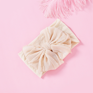 Kinderaccessoires: Europäische und amerikanische Nylon-Haarbänder, Netzschleifen, Spitzen-Haarspangen - Product Image 6