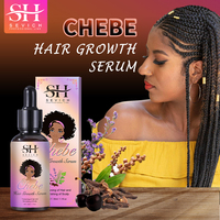 Produit de Soin Capillaire Sevich Chebe 100% Naturel, Huile de Croissance Capillaire, Huile de Poudre de Chebe Africaine, Traitement Anti-Chute pour les Bords