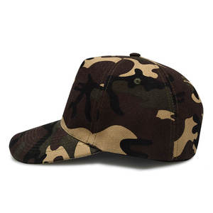 Casquette unisexe ajustée à 6 panneaux The Hat Pros Original en sergé de coton laineux camouflage - Petite-Moyenne - Kryptek Highlander - Product Image 1