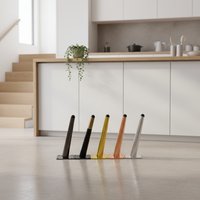 Robuste Verstellbare Eisen-Sofabeine in Luxuriösem Gold-Schwarz für Couchtisch, Schrank, Esszimmer, Wohnzimmer und Schlafzimmer
