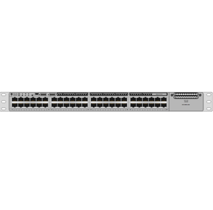 Commutateur réseau Gigabit 48 ports C9200-48T-E avec 4 ports SFP 10G en uplink, gestion d'entreprise, accès couche 3 - Product Image 1